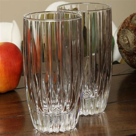 Deep prismatic cuts offer a stunning contemporary and timeless design for the ages. . Mikasa park lane glasses